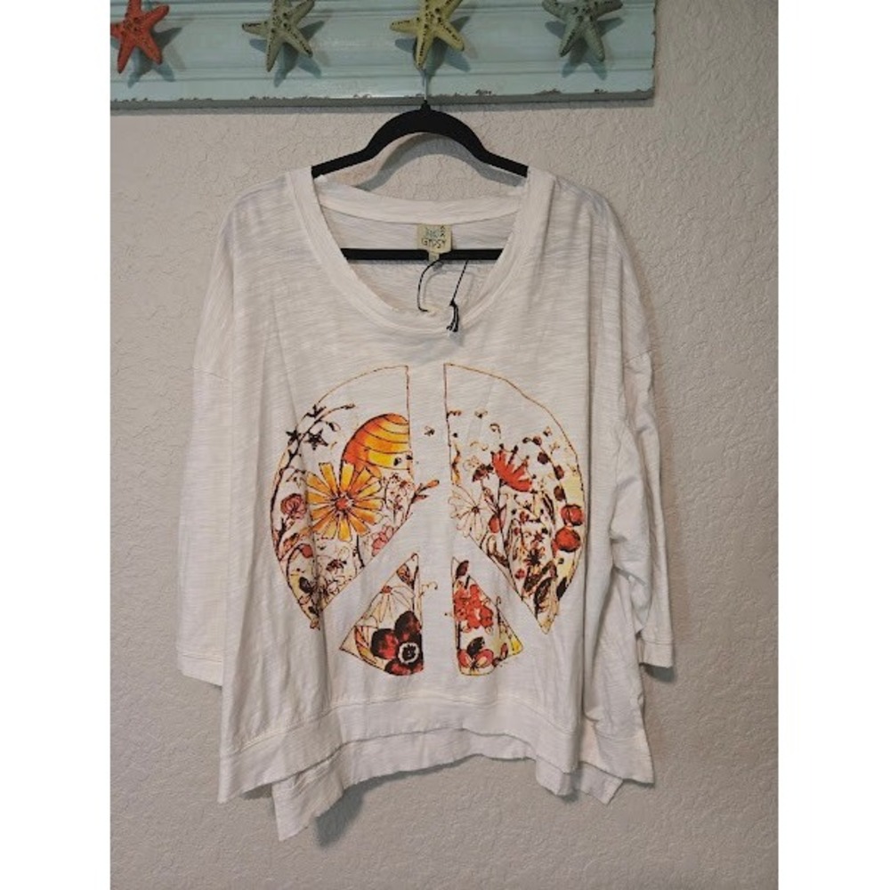 Jaded Gypsy Dandelion Dreams Top- Peaceful